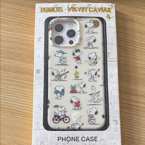 Velvet Caviar iPhone 16 Pro Max Phone Case - Snoopy Moods/Peanuts - NEW IN BOX**